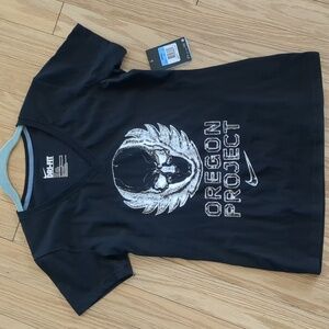 New with Tags! Nike Black Oregon Project Tee, Women's Slim Fit Medium